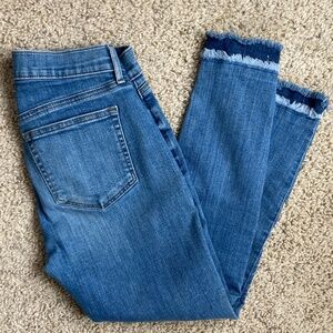 Loft Petite Skinny Ankle Jeans